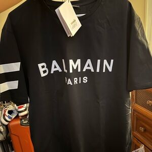 Authentic Balmain Paris Black shirt 2XL